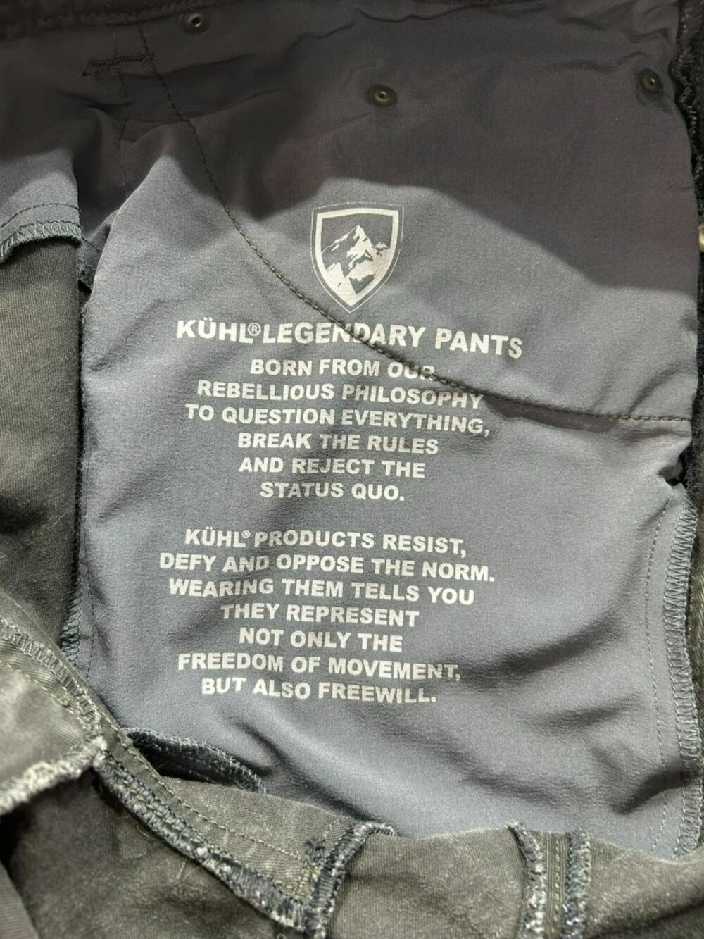 Kuhl Mens Black Legendary Pants 38x30 Cotton Blend Durable Casual Wear - Picture 4 of 5